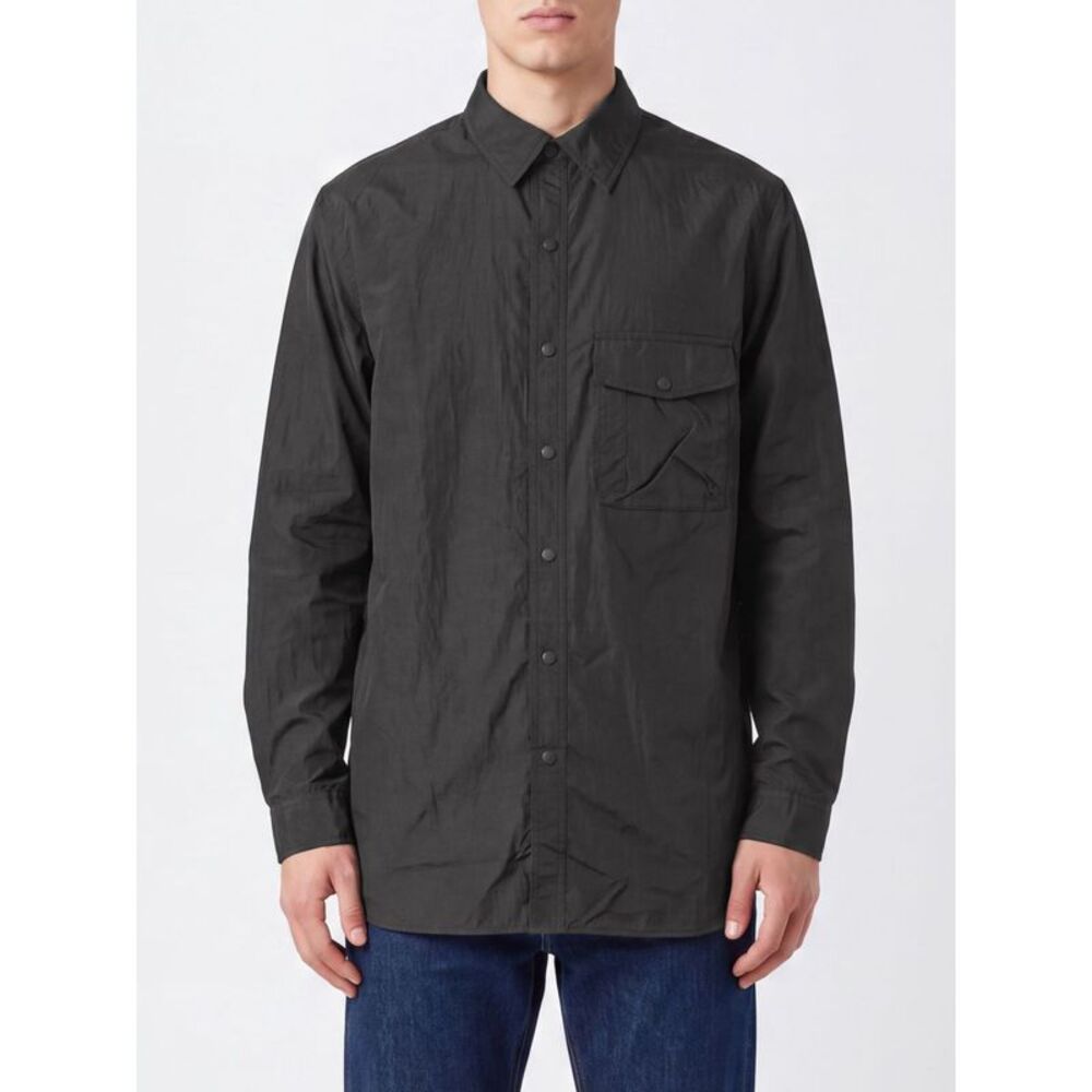 Y-3 Men 3-Stripes Logo Stretch Technical Fabric Shirt Jacket Y-3